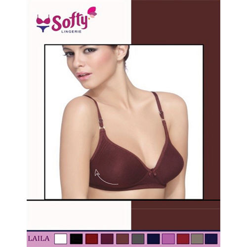 Plain Non Padded Non Wired Soft Bra