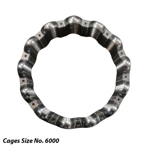 Silver 6000 Chrome Steel Ball Bearing Cages