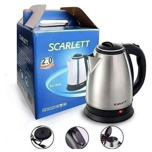 Scarlett Electric Kettle Capacity: 2 Ltr/Hr