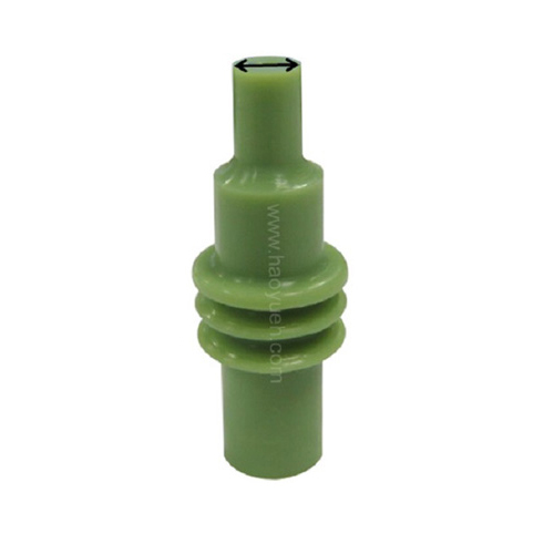 12010300 (HY1626) Wire Seals for Connector, Dummy Plug, Green, Delphi.