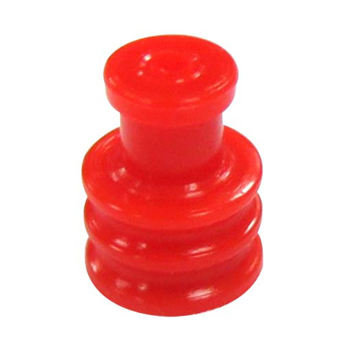 7158-3030-50 (HY1250) Wire Seal For Wiring Harness, Red, Yazaki