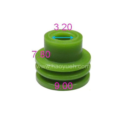 357972742C (HY1433) Wire Seal, Wire Seal for Wire Harness, Green, VW-Audi