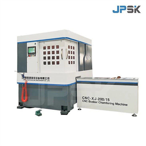 Cnc-Xj-20015 Cnc Copper Aluminum Busbar Chamfering Machine - Color: White