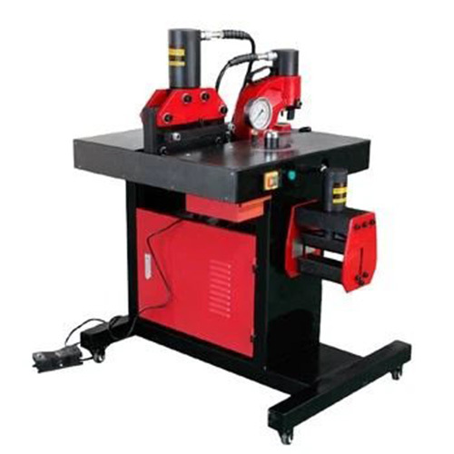 Jpmx-301B Busbar Bending Cutting Punching Machine Small Size And Easy To Move - Color: Red