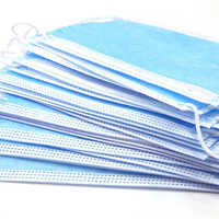 Dust-proof Disposable Thicken Face Mask 3ply Blue Mask