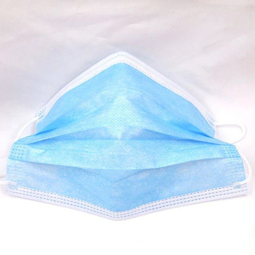 Disposable Protective Adults Face Mask - Color: Blue