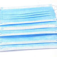 Anti Virus Procedure 3 Ply Earloop Disposable Face Mask Protective Equipment With 3 Ply Non Woven Stock