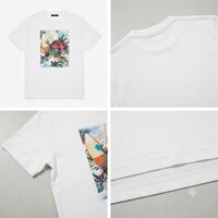 Chest  Print  T.shirt - Color: All