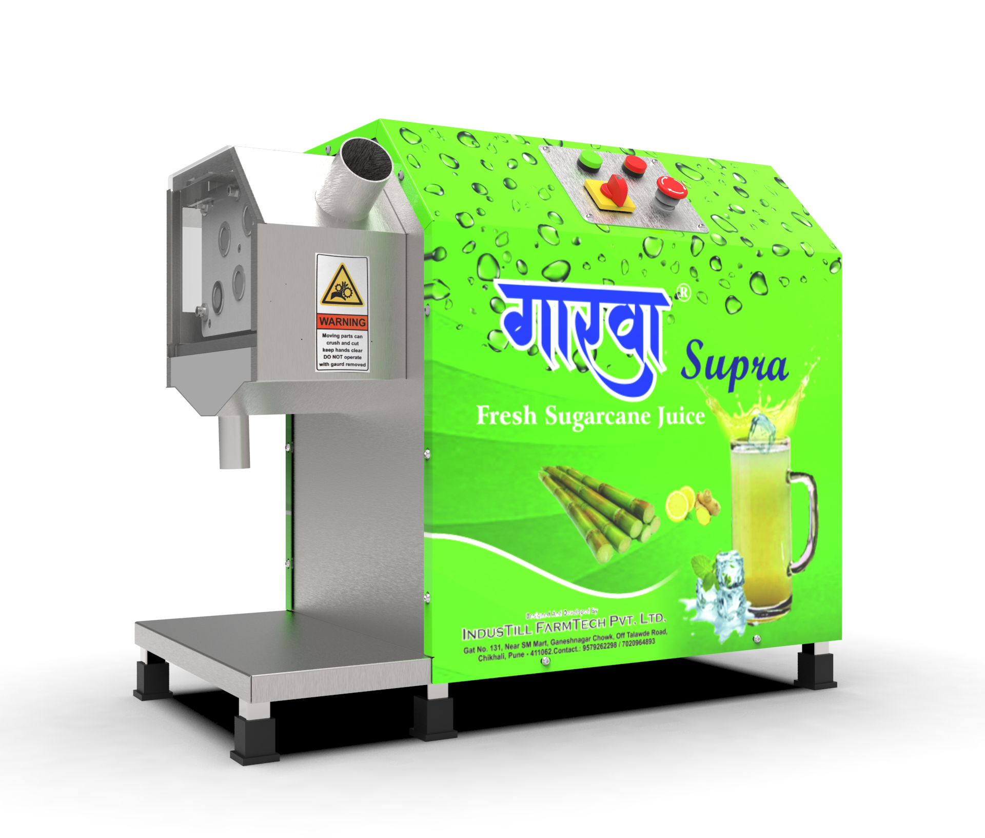 Gaarwa 5 Roller Sugarcane Juice Machine