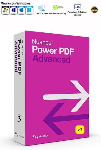 Nuance Power PDF Advanced  Version 3 (Old)  Creator Editor Converter