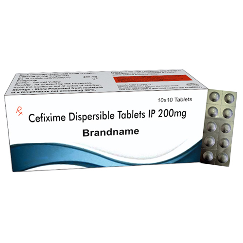 Cefixime Dispersible Tablets IP 200 MG