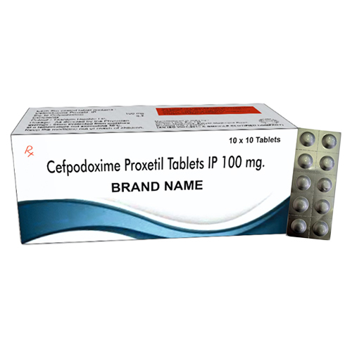 Cefpodoxime Proxetil Tablets IP 100 MG