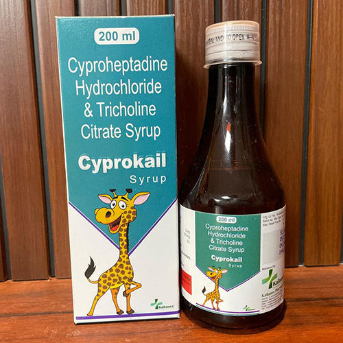 Cyproheptadine Hydrochloride And Trichline Citrate Syrup