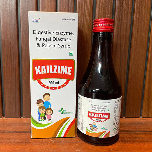 Digestive Enzyme Fungal Diastase And Pepsin Syrup General Medicines