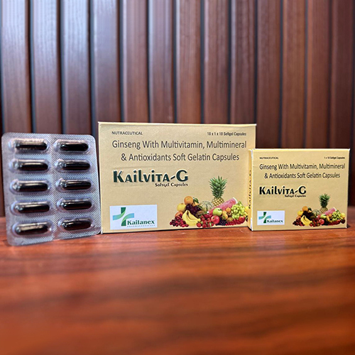 Ginseng With Multivitamin And Antioxidants Soft Gelatin Capsules