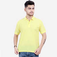 Club Green White Lable Collar Neck T-shirts Gender: Male