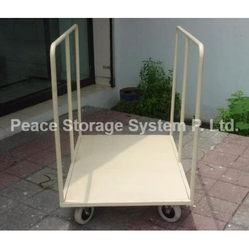 White Heavy Duty Industrial Trolley