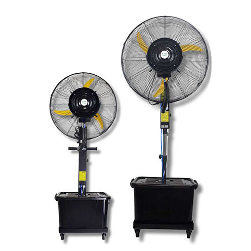 Black Bldc Mist Fan 26 Adjustable