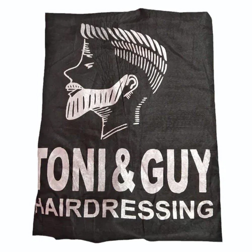 Black Polyester Hair Cutting Cape