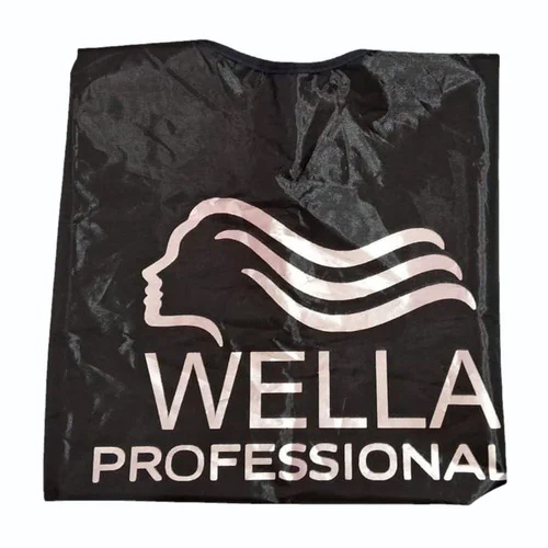 Black Polyester Salon Cape