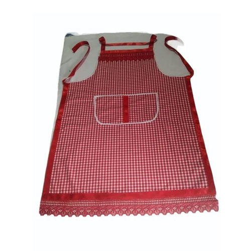 Red Kitchen Cotton Apron