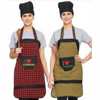 Kitchen Printed Aprons - Cotton Material, Dreamy Designs , Ideal For Home And Hotel Use