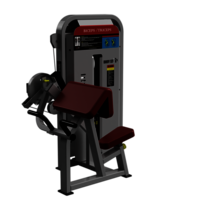 Bicep Curl Machine - High-quality Steel, Adjustable Seat Height & Arm Pad Positions, Ergonomic Pu Foam Padding, Customizable Color & Lifetime Warranty, Ideal For Muscle Gain