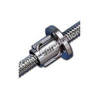 Ball Screw - Stainless Steel, Standard Size, Silver Color | High Precision, Single Row Steel Balls, Grease Lubrication, Standard Retainer, Contact Seals