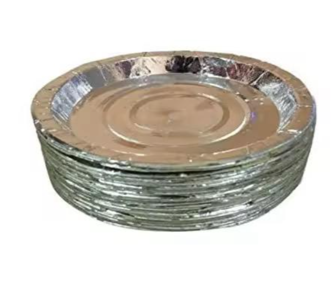 Paper Chila Plate 7" - Color: Silver