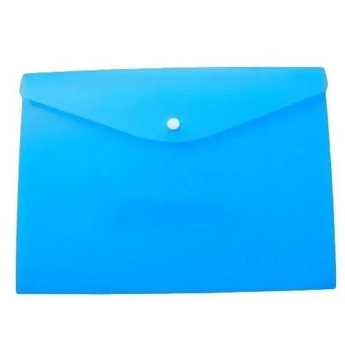 Plastic Button File Folder