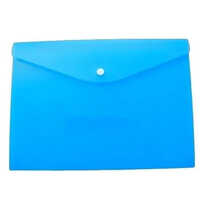 Button File Folder - High-quality Plastic Material, Hard Cover, Standard Style, Rectangular Shape, Ideal For Organizational Use In Offices