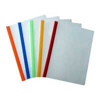 Plastic Strip File - High-quality Plastic, Standard Size | Rectangular Shape, Easy Document Insertion And Removal, Ideal For Office Use