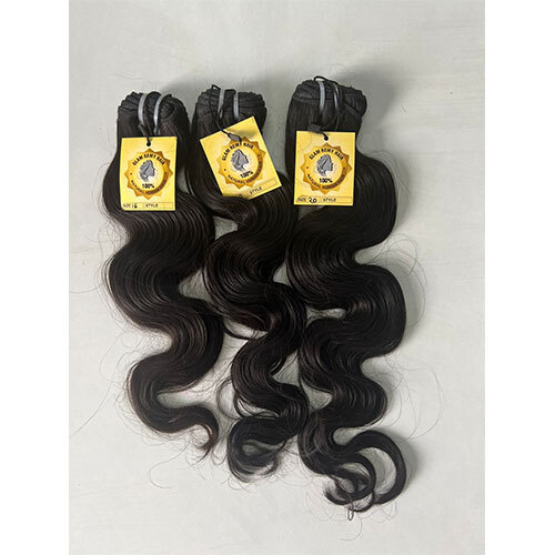 Body wavy machine weft