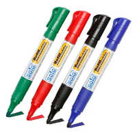 Solo Refillable Whiteboard Marker - Durable Plastic, Multicolor Ink Options | Eco-friendly, Easy To Wipe, Versatile For Office/classroom Use