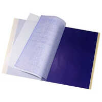 A4 Blue Carbon Paper For Embossing Document Transfer 100 Sheets