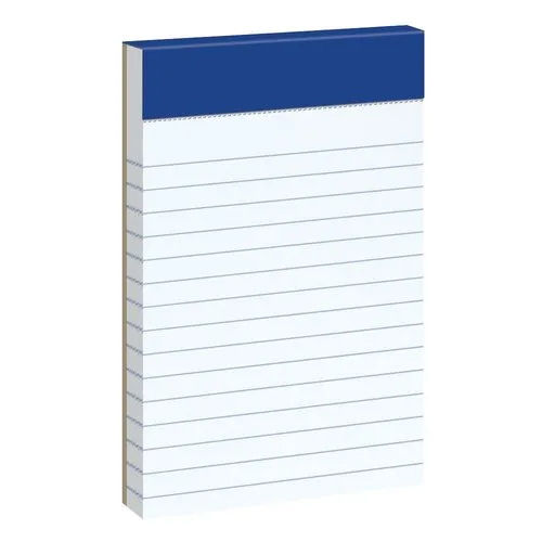 Rectangle Single Line Writing Paper Pad