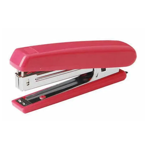 Red Color Office Plastic Stapler Size: Standard