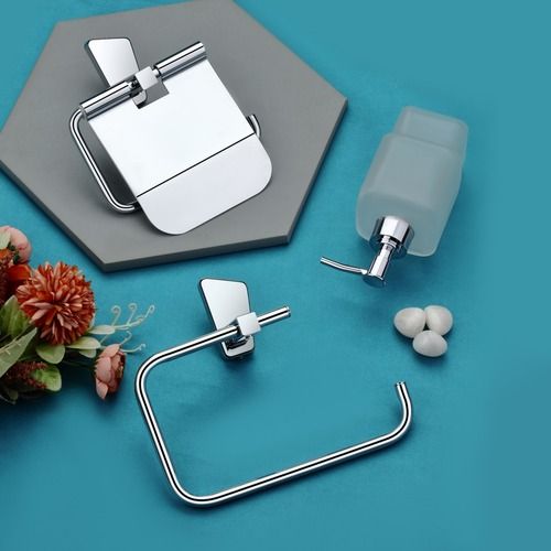 Wall Mounted Premium Bathroom Accessories - Stainless Steel | Sleek Design, Rust-Resistant Finish, Easy Installation, Modern Elegance