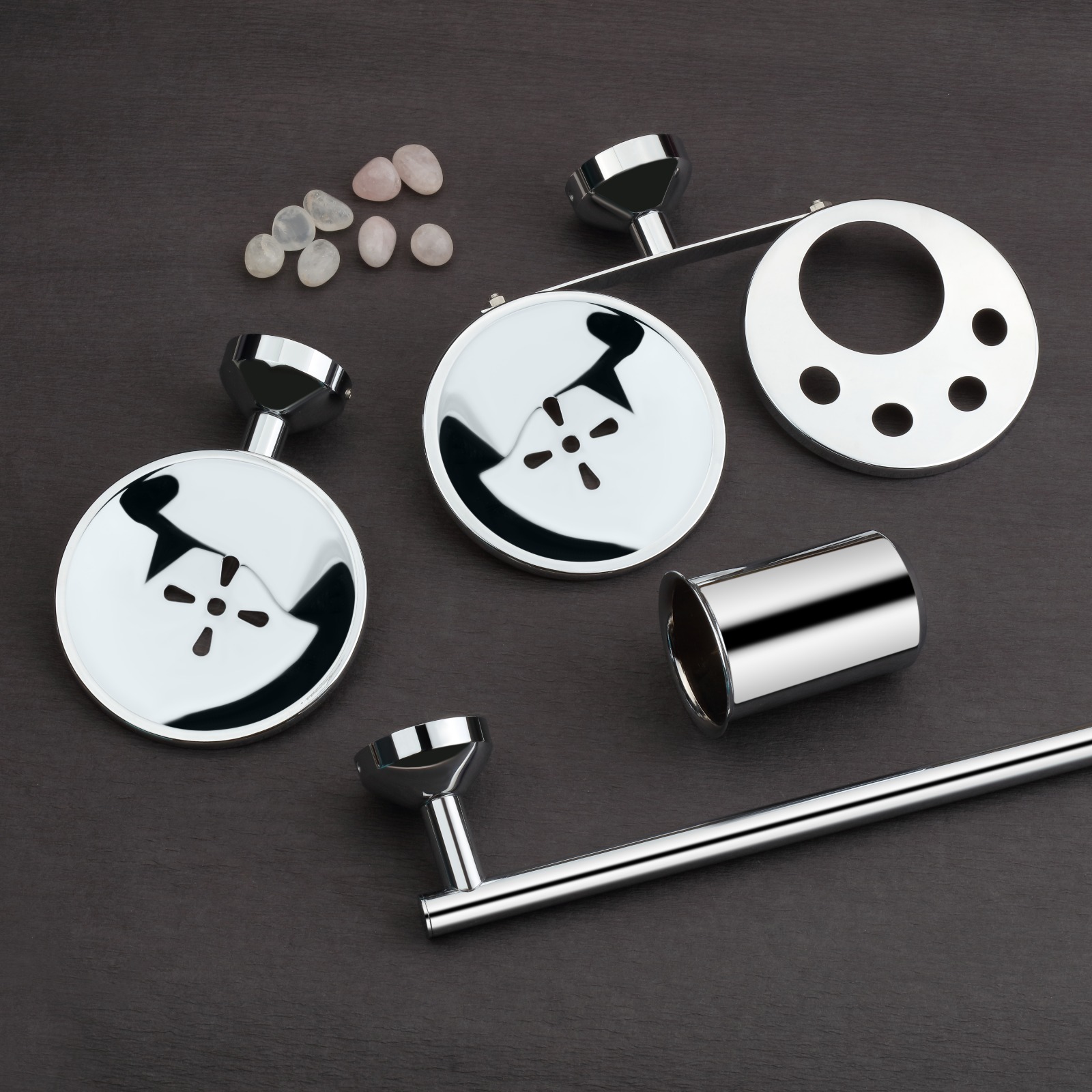 Stainless steel bathroom accessories