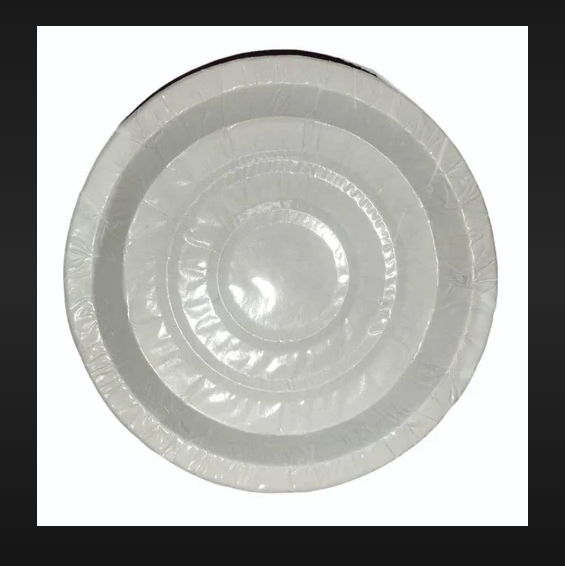 White Paper Plate 7" - White Chila Paper Plate, Ideal for Parties and Events, Lightweight and Eco-Friendly Design