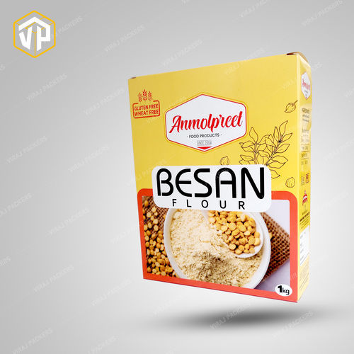 Customized Besan Flour Packaging Boxes