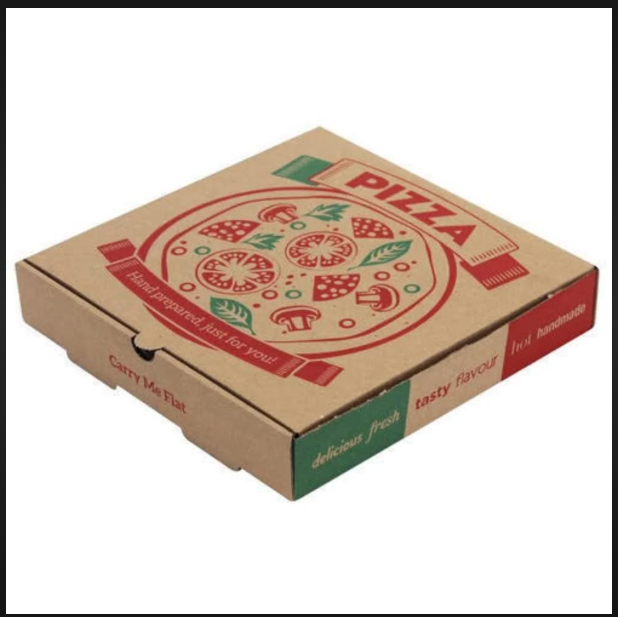 Pizza Box Small - Cardboard Material, 8-Inch Size | Compact Design, Ideal for Personal Pizzas and Takeout, Eco-Friendly Option