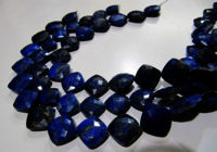 Natural Lapis Lazuli Cushion Shape11-12mm Beads Sold Per Strand 8 inch long