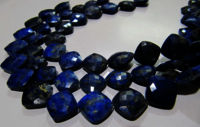 Natural Lapis Lazuli Cushion Shape11-12mm Beads Sold Per Strand 8 inch long