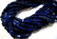 Natural Lapis Lazuli Nugget Shape 8mm To 10mm Beads Strand 8''Long