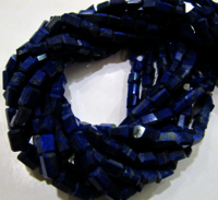 Natural Lapis Lazuli Nugget Shape 8mm To 10mm Beads Strand 8''Long