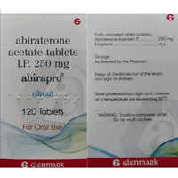 Abiraterone Acetate Tablets Ip - 250 Mg, 120 Tablets For Prostate Cancer Treatment, Oral Administration, Store In Cool Dry Place