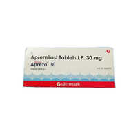 30 Mg Apremilast Tablets Ip - 30 Mg Dosage | Treats Psoriasis And Psoriatic Arthritis, Store In A Cool And Dry Place, 6 X 10 Tablet Packaging