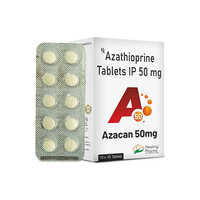 Azathioprine Tablets - 50 Mg Strength | Immunosuppressive Drug For Autoimmune Diseases, Easy To Swallow, Pack Of 100 Tablets
