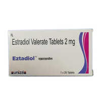 2 Mg Valerate Tablets - E Stradiol Valerate Composition | 1 X 28 Tablets, General Medicine, Recommended Dosage: 2 Mg, Store In Cool & Dry Place